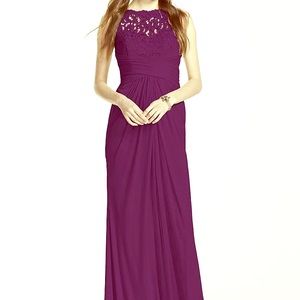 David’s Bridal Dress with Lace Bodice